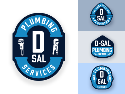 D-Sal Plumbing Services Logo design logo