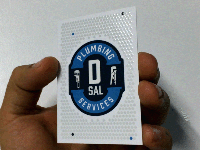 D-Sal Plumbing Business Card