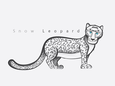 Snow Leopard Mascot