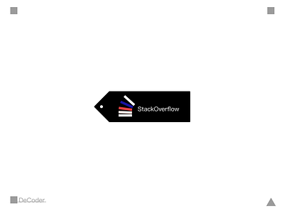 Stackoverflow code color imitation logo overflow stack tag