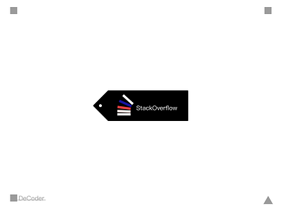 Stackoverflow code color imitation logo overflow stack tag