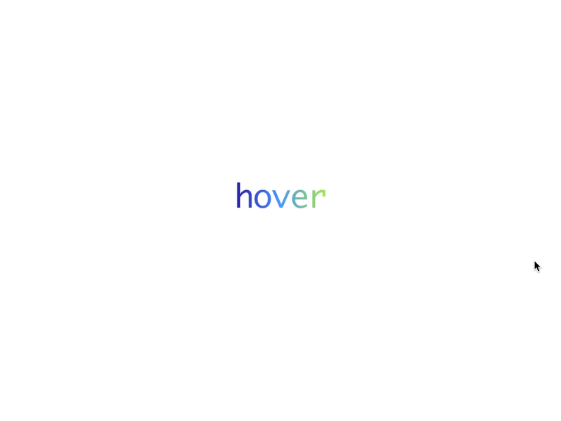 Hover Flow animation flow hover water