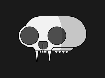 Cat Skull graphics halloween illustration skull taxidermy