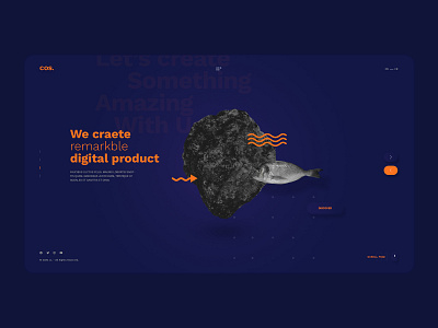 Cos - Creative landing page