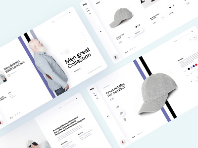 Meg - Fashion Store accessories clean clothing creative design ecommerce fashion interface landing page minimal shopping store typography ui ui design ux ux design website