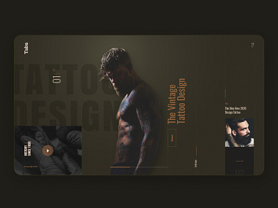 Tattoo Design Landing Page