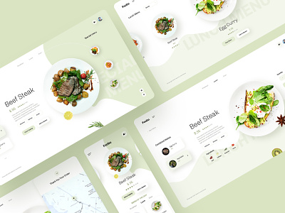 Foobu Restaurant booking clean delivery design ecommerce food interaction interface landing page minimal minimalist mobile restaurant template typography uidesign uxdesign webdesign