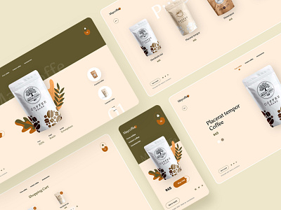 May Coffee clean coffee creative design ecommerce header interface landing page minimal moblie shopping store typography ui ui design ux ux design web web design