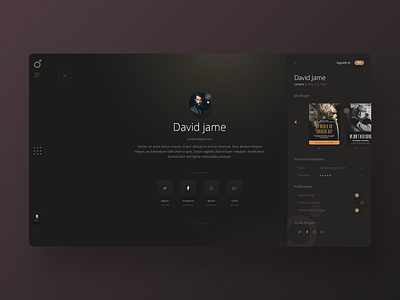 AIO - Account Dashboard account settings admin dashboard admin theme dark colors dasboard design landing page design theme theme design ui uidesign ux web