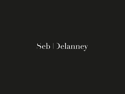 Seb Delanney Logo Concept #1 branding branding concept logo logo concept logo design seb delanney supercar vlogger