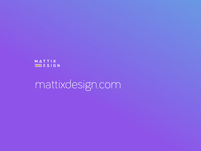 Mattix Design Rebrand branding consultancy design agency rebrand ui design web design