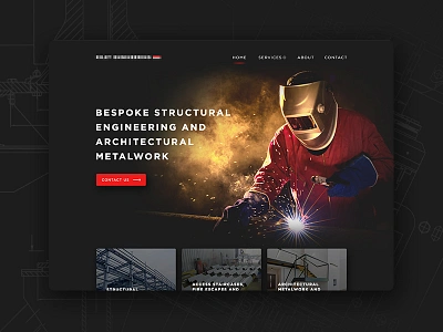 Engineering Website architecture engineering structural website website design welding