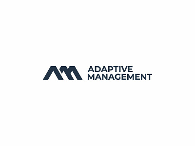 Adaptive Management adobe illustrator brand identity design design designer dobrean logo typography vector visual identity