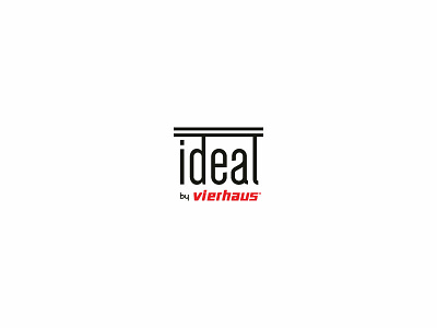 Ideal by Vierhaus adobe illustrator brand identity design design designer digital dobrean logo print typography vector visual identity