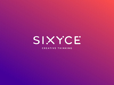 Sixyce adobe illustrator brand identity design design designer digital dobrean logo typography vector visual identity