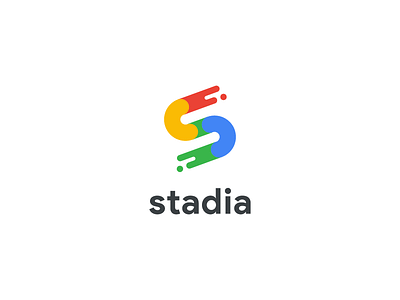 Stadia Logo Redesign adobe illustrator brand identity design branding design designer digital dobrean logo stadia typography vector visual identity