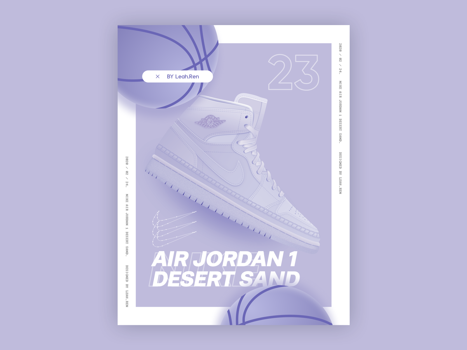 Air Jordan 1 Desert Sand illustration