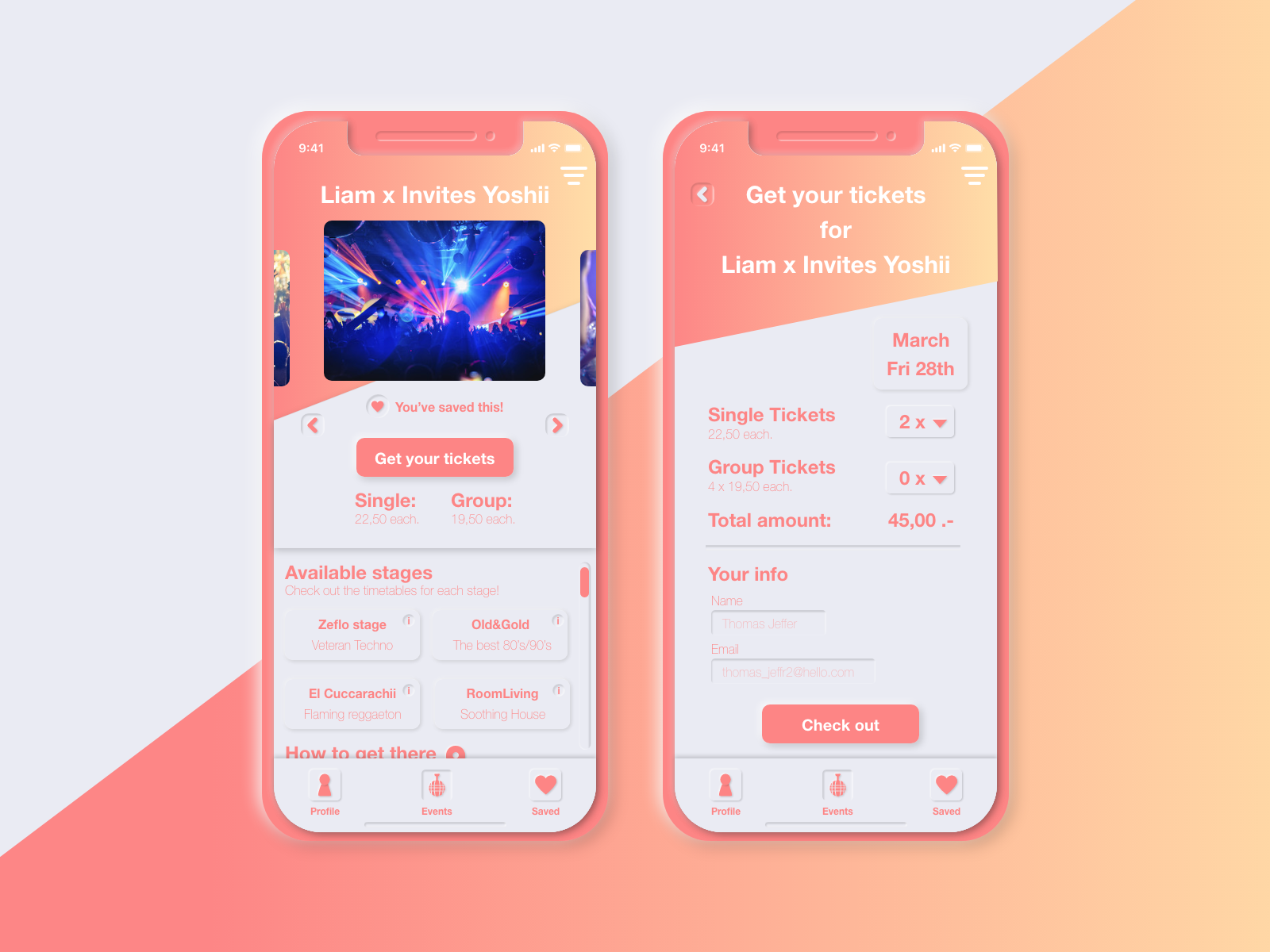 Soft UI Ticket Sale App - Neumorphism by Bo on Dribbble