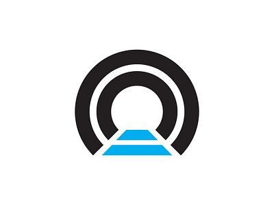 OpenPath black blue bored branding design flat icon line logo o offical open p path rebrand rebranding simple step vector white