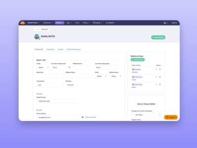 People Profile by Holly Taylor for aware3 on Dribbble