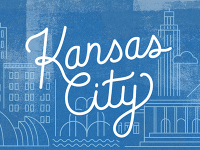 Kansas City design first illustration kansas city lettering shot