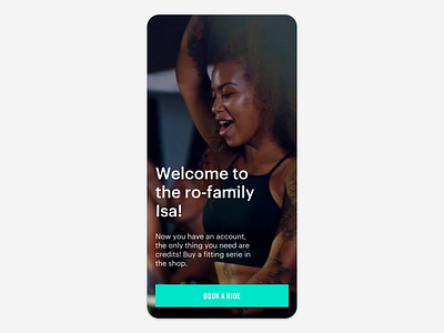 Mobile fitness app fitness health ui design