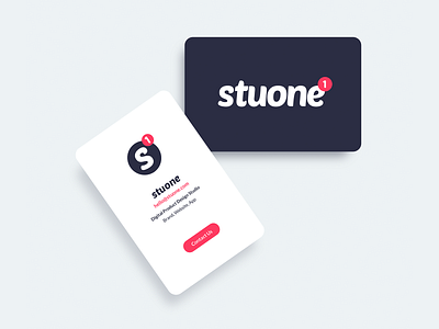 Brand for my new Digital Studio - Stuone brand bussines card digital logo studio stuone