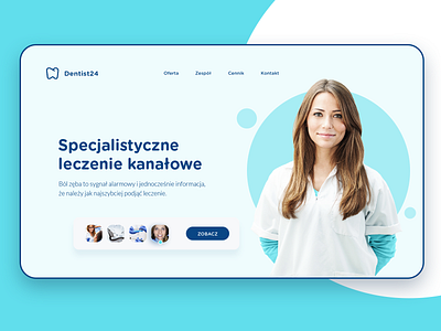 Dentist24 - First shot from new website care dentist healthcare healthy medicine ui ux wensite