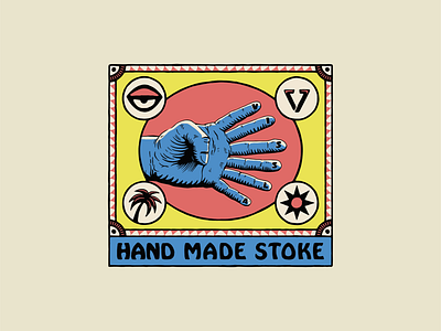 Freakshow hand hands illustration surf typography vissla weird