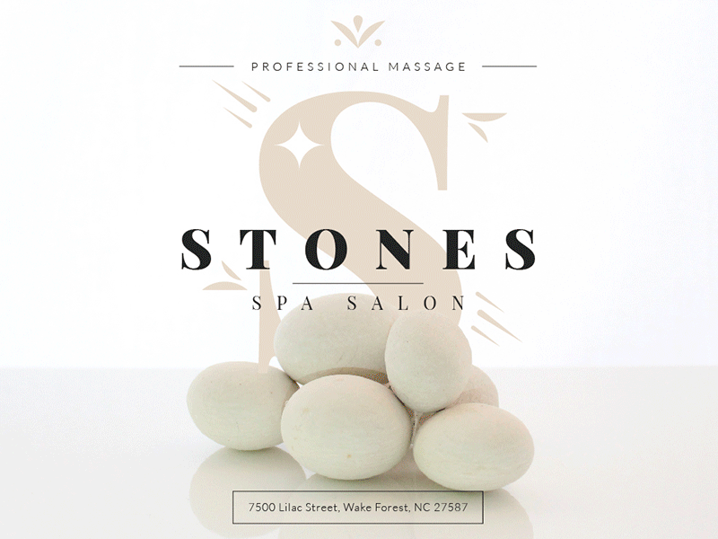 Stones Spa | Modern and Creative Templates Suite banner branding business card cover envelope flyer folder identity post poster print social media