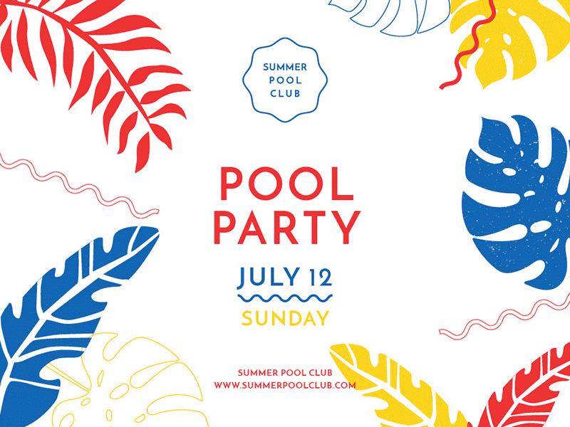 Pool Party Creatives