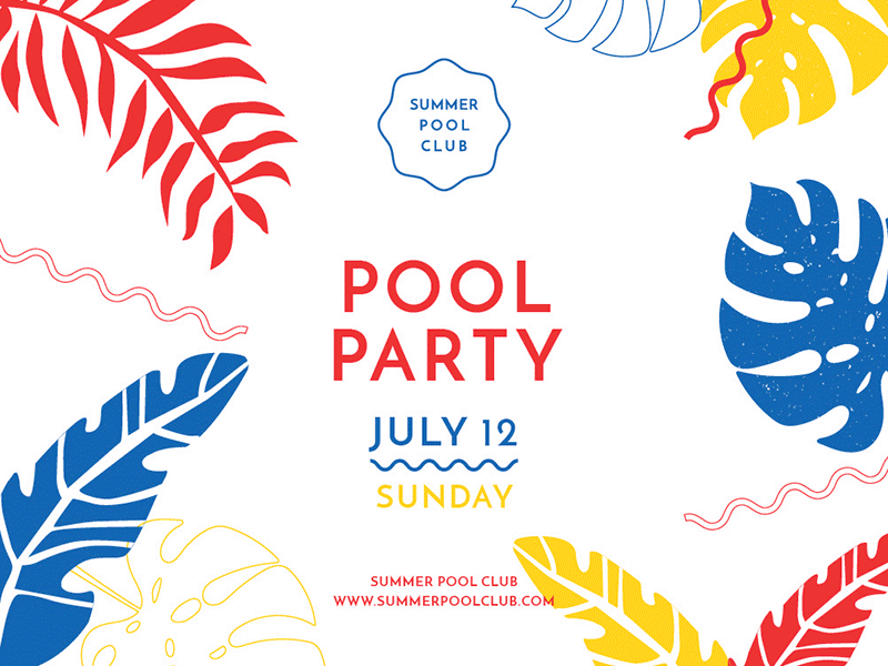 Pool Party | Modern and Creative Templates Suite banner branding business card cover envelope flyer folder identity post poster print social media