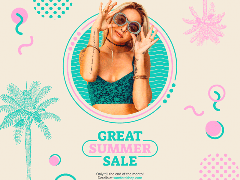 Great Summer Sale | Modern and Creative Templates Suite banner branding business card cover envelope flyer folder identity post poster print social media