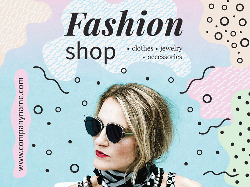 Fashion Shop | Modern and Creative Templates Suite banner editable flyer poster print promo social media
