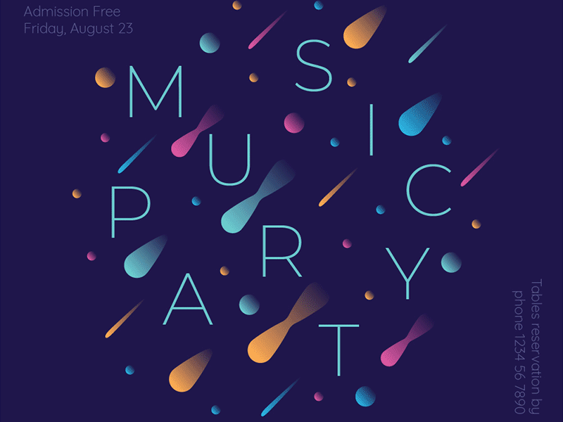 Music Party | Modern and Creative Templates Suite banner editable flyer poster print promo social media