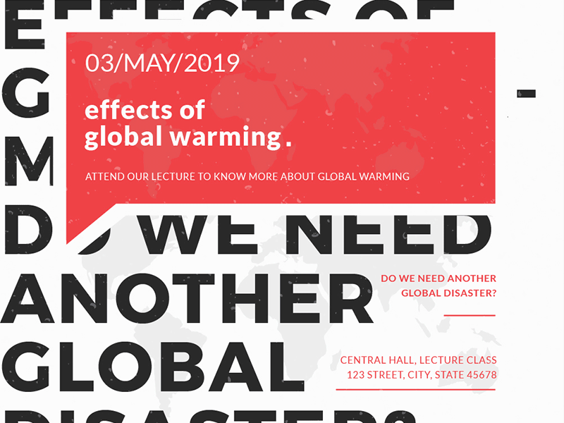Global Warming Forum | Modern and Creative Templates Suite banner editable flyer poster print promo social media