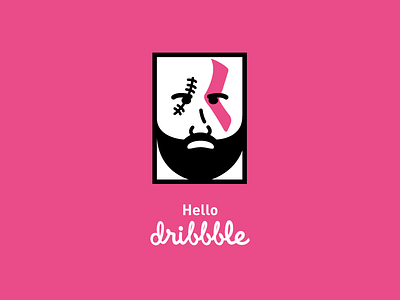 Hello Dribbble! Ft. Kratos