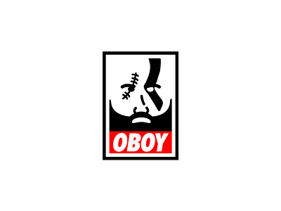 Oboy character flat god of war illustration kratos obey rebound