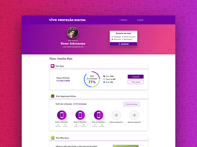 Vivo Digital Protection service ui ux