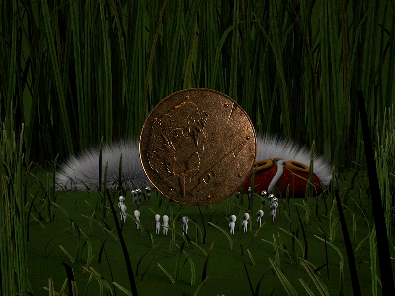 princess mononoke 1.1 3d art branding c4d cinema4d design identity lighting octane render