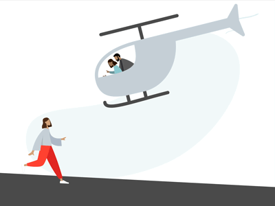 Helicopter Parents animation art brand branding character clean design flat helicopter icon identity illustration illustrator minimal mobile motiongraphics ui ux vector web