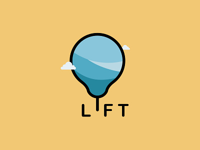 Lift Logo app art blue branding character clean design flat graphic design icon identity illustration illustrator logo minimal mobile ui vector web website