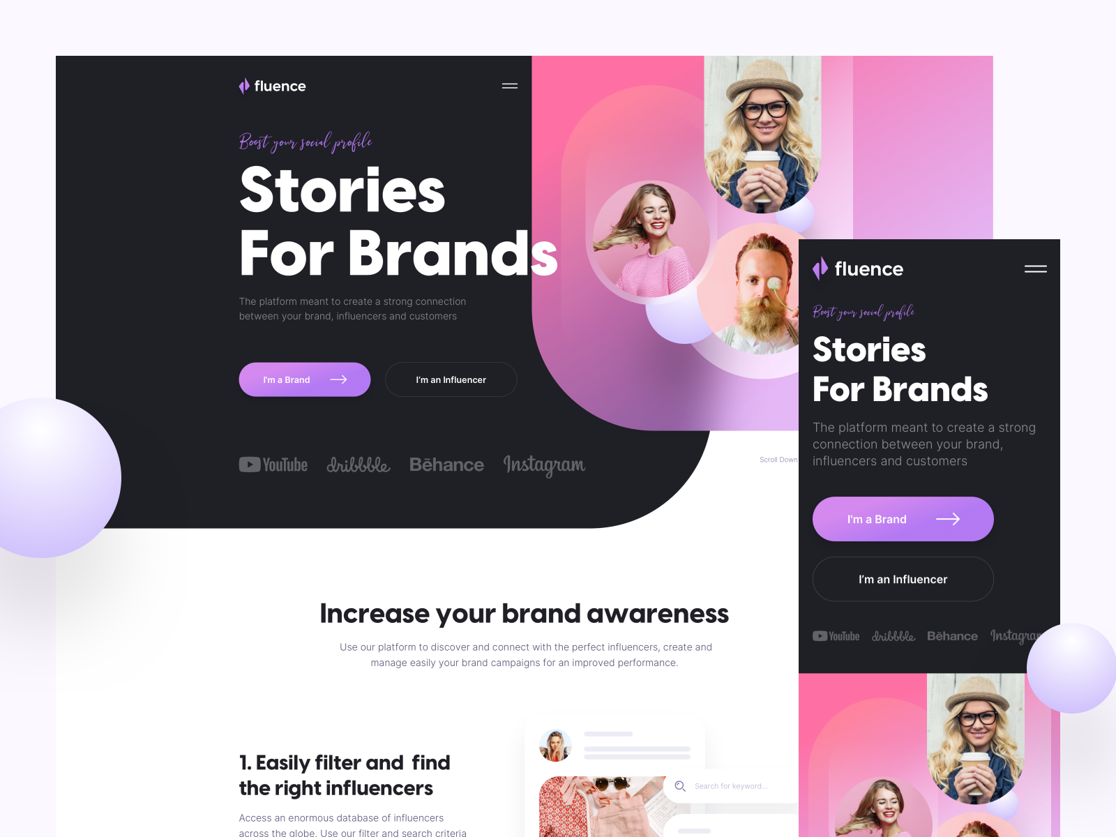 Landing page