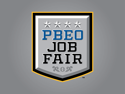 2020 PBEO Job Fair 2020 badge dallas fair job logo pbeo sports stars texas