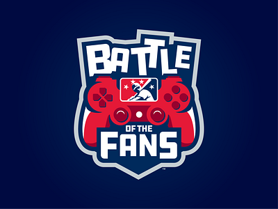 #MiLBBattleOfTheFans badge battle controller esports fans icon logo milb prospect tournament video games