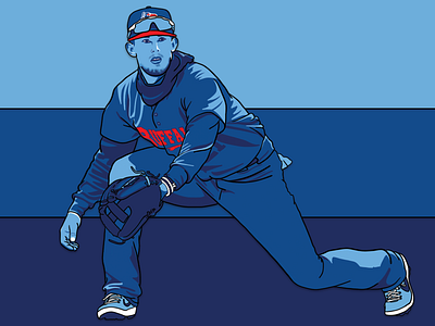 Buffalo Blue Jays: Cavan Biggio baseball blue jays buffalo design illustration milb mlb player sports toronto