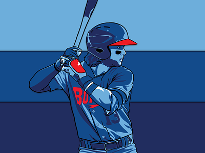 Buffalo Blue Jays: Bo Bichette baseball blue jays buffalo design illustration milb mlb player sports toronto