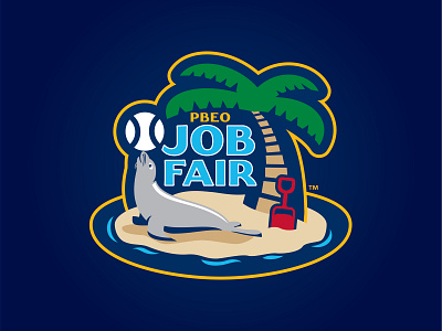 2019 PBEO Job Fair 2019 baseball fair job meetings milb mlb palm tree pbeo san diego sand sea lion winter