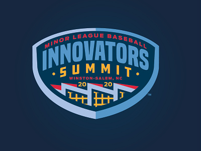 2020 Innovators Summit 2020 design innovators logo milb sports summit winston salem