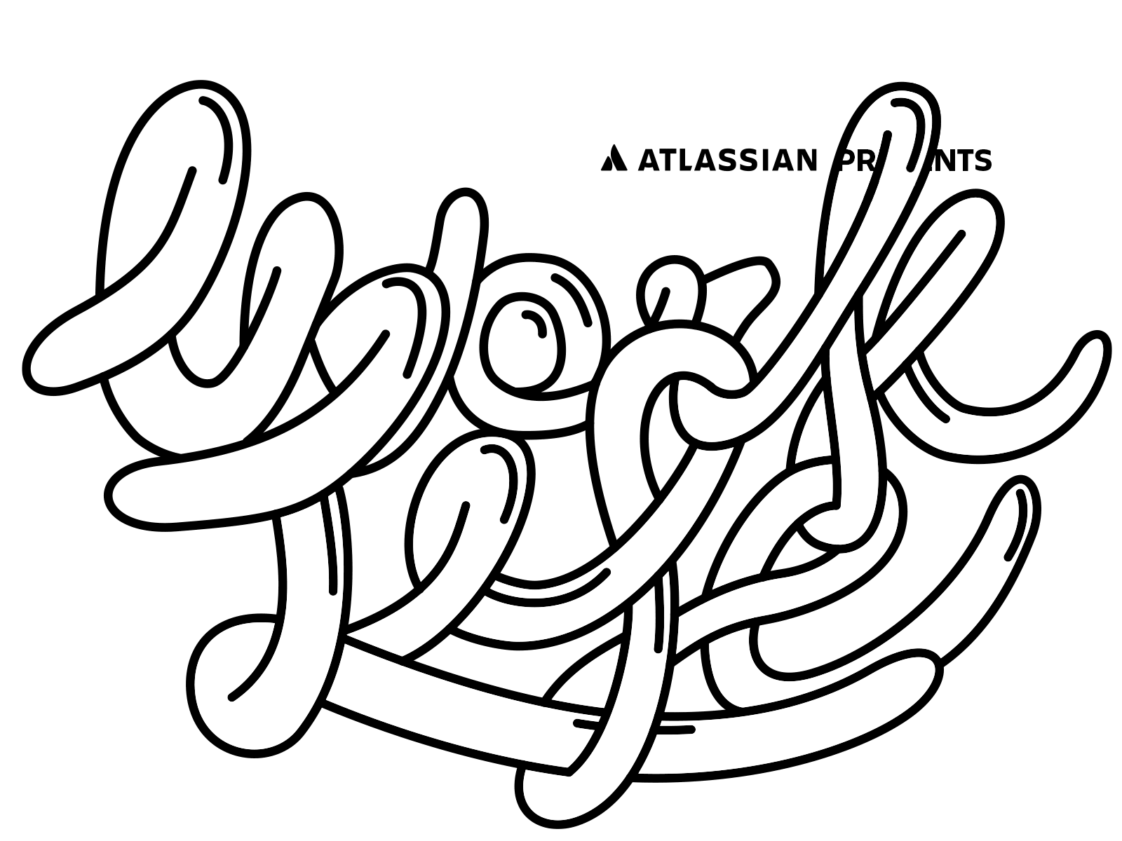 Atlassian Presents: Work Life | Unused concept animation atlassian branding conference design event gif illustration lockup logo